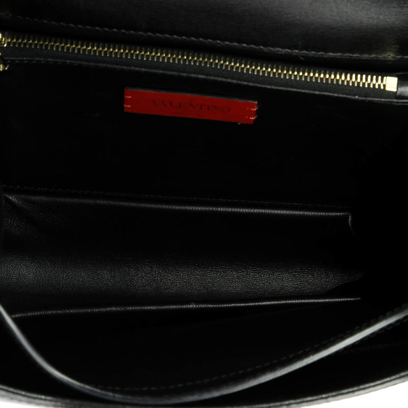 Rockstud Flip Lock Flap Top Handle Bag