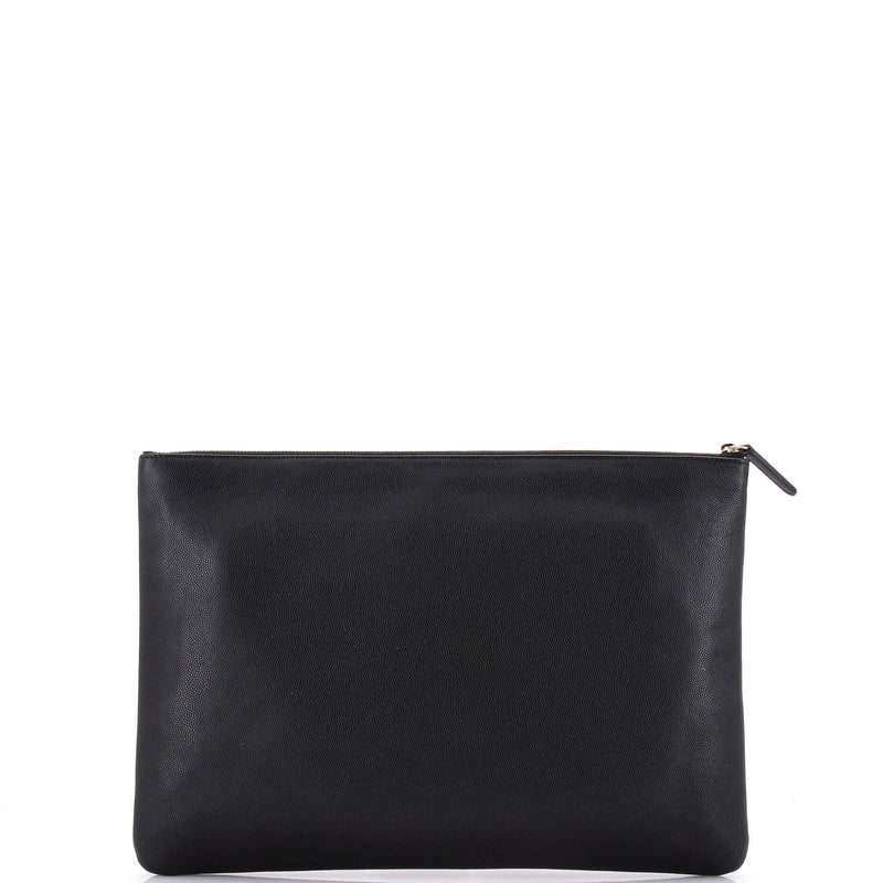 Deauville Pouch Studded Caviar Large