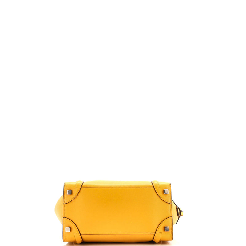 Luggage Bag Grainy Leather Micro