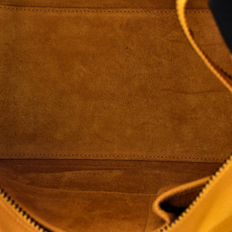 Luggage Bag Grainy Leather Micro