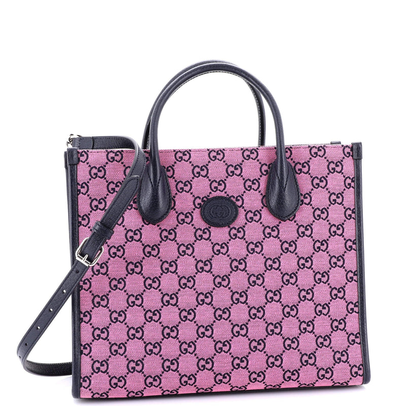 Structured Top Handle Open Tote Gg