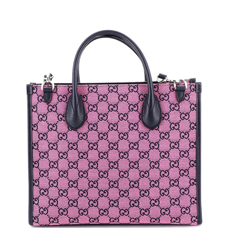 Structured Top Handle Open Tote Gg