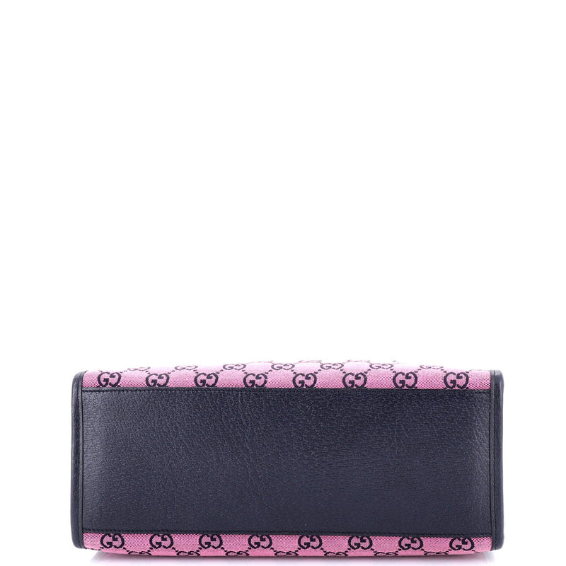 Structured Top Handle Open Tote Gg