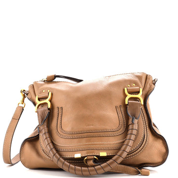 Marcie Satchel Leather Medium