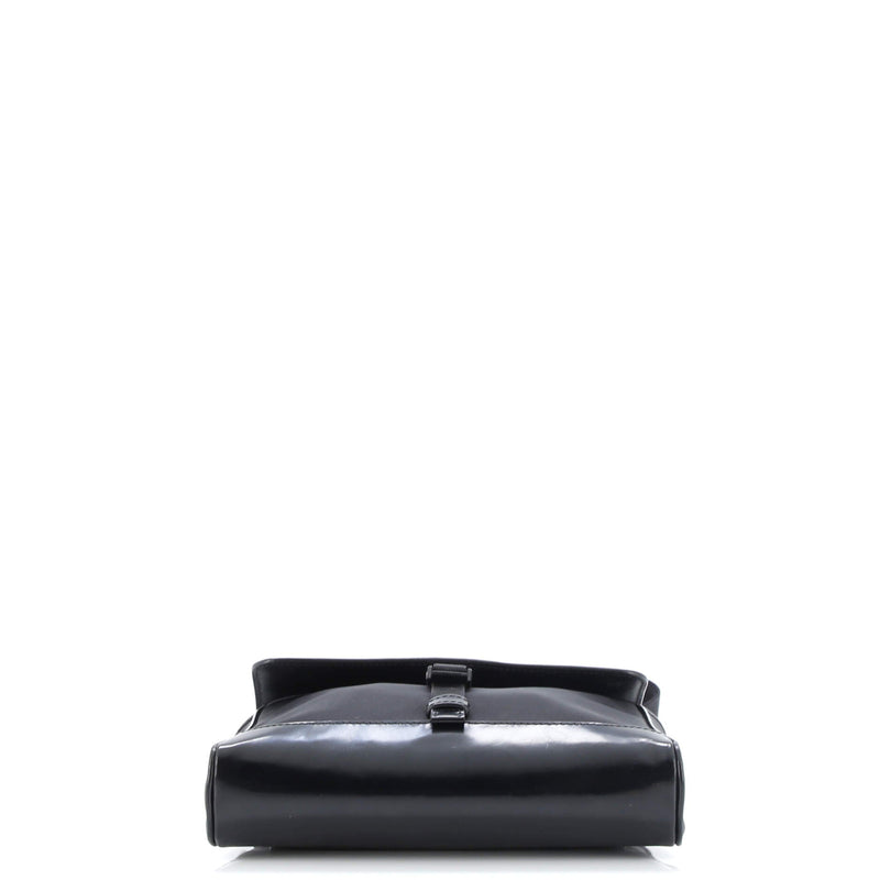 Buckle Flap Crossbody Bag Re-Nylon And