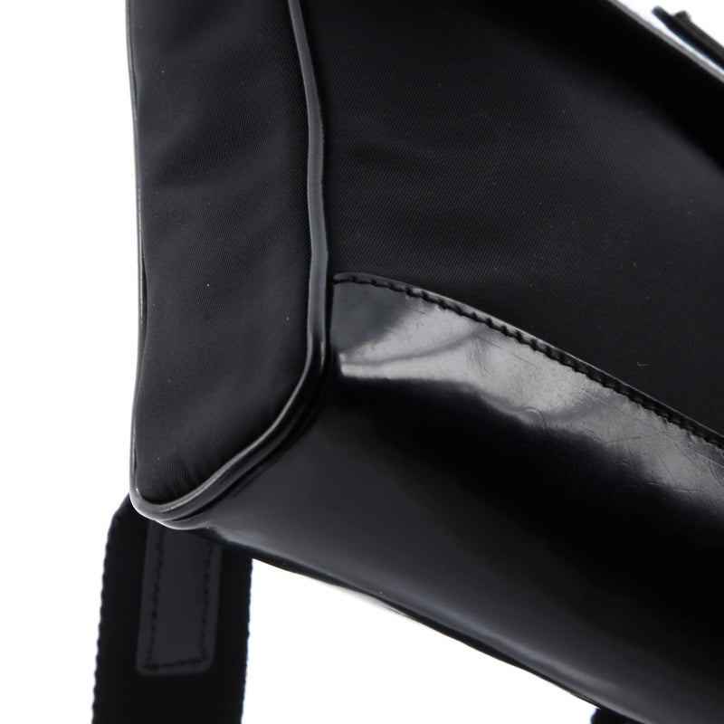 Buckle Flap Crossbody Bag Re-Nylon And