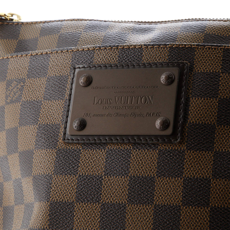 Brooklyn Pochette Plate Damier