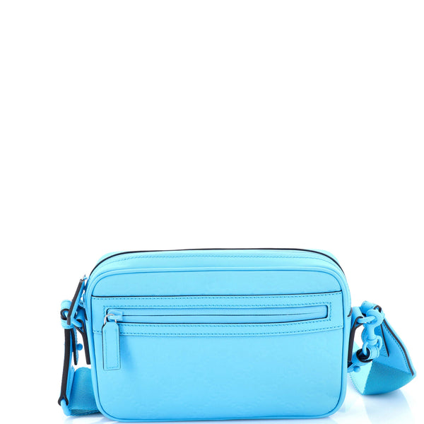 Front Zip Crossbody Bag Gg Rubber Effect