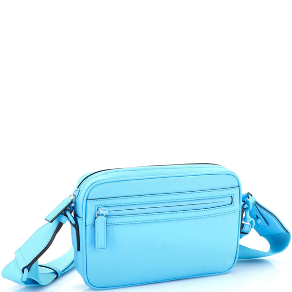 Front Zip Crossbody Bag Gg Rubber Effect