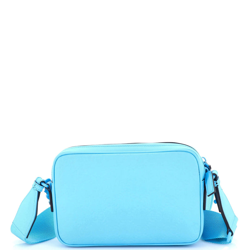 Front Zip Crossbody Bag Gg Rubber Effect