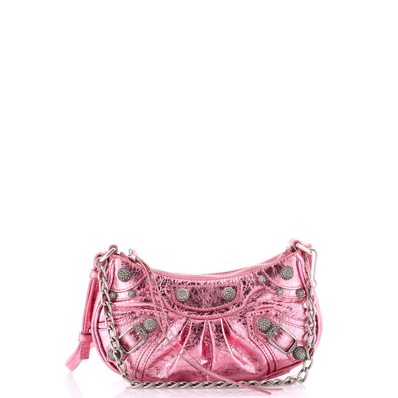 Le Cagole Giant Studs Shoulder Bag