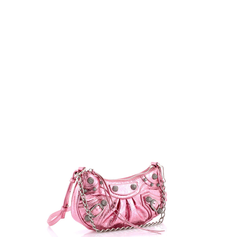 Le Cagole Giant Studs Shoulder Bag