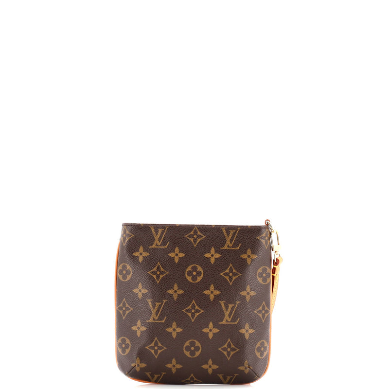 Partition Wristlet Clutch Canvas