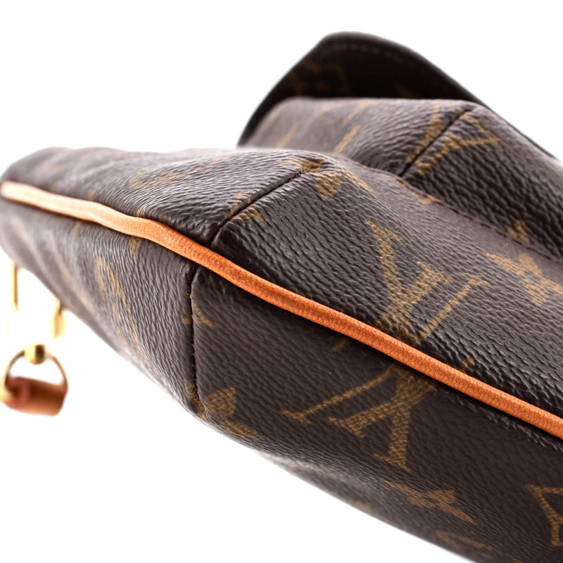 Partition Wristlet Clutch Canvas