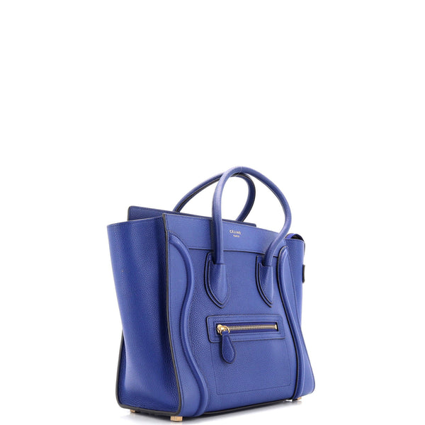 Luggage Bag Grainy Leather Micro