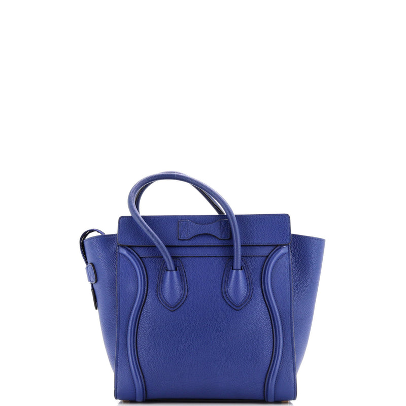 Luggage Bag Grainy Leather Micro