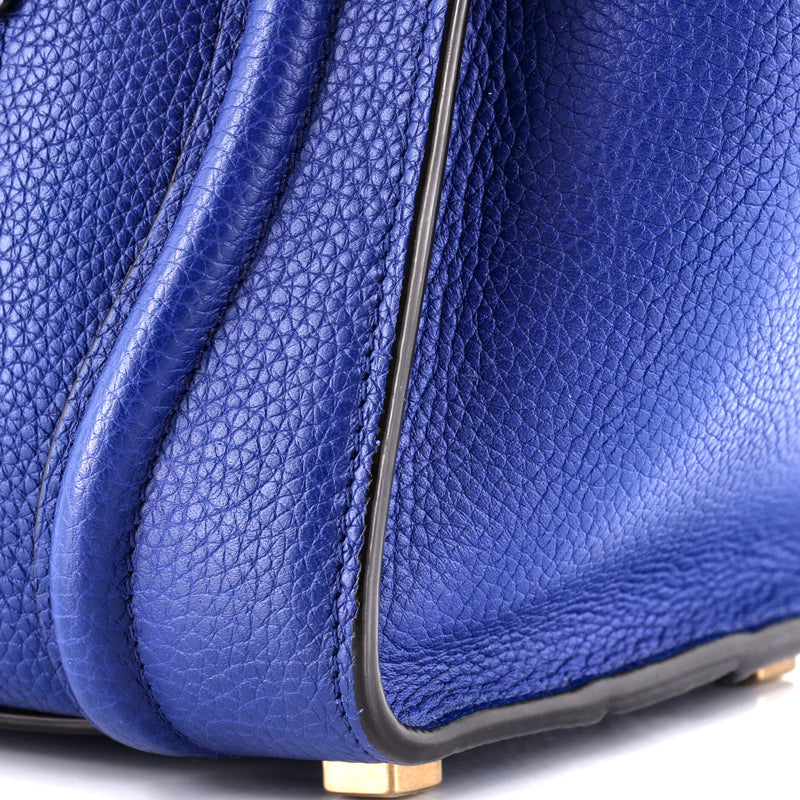 Luggage Bag Grainy Leather Micro