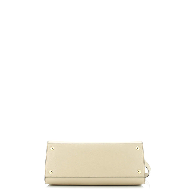 Title Two Handle Tote Leather Small