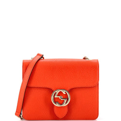 Interlocking Shoulder Bag Leather Small