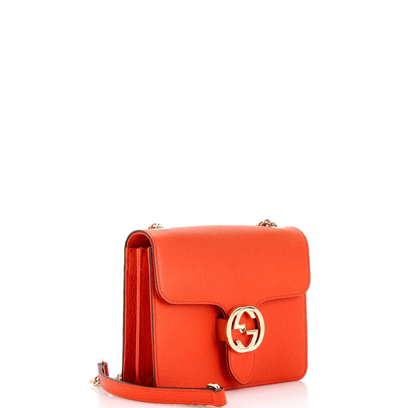 Interlocking Shoulder Bag Leather Small