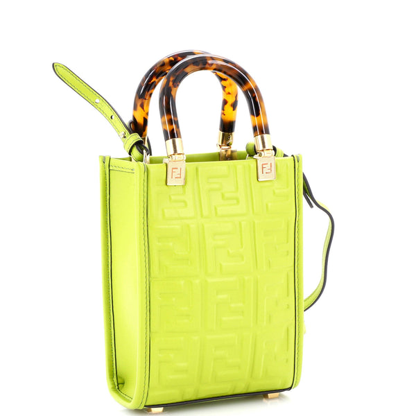 Sunshine Shopper Tote Zucca Embossed