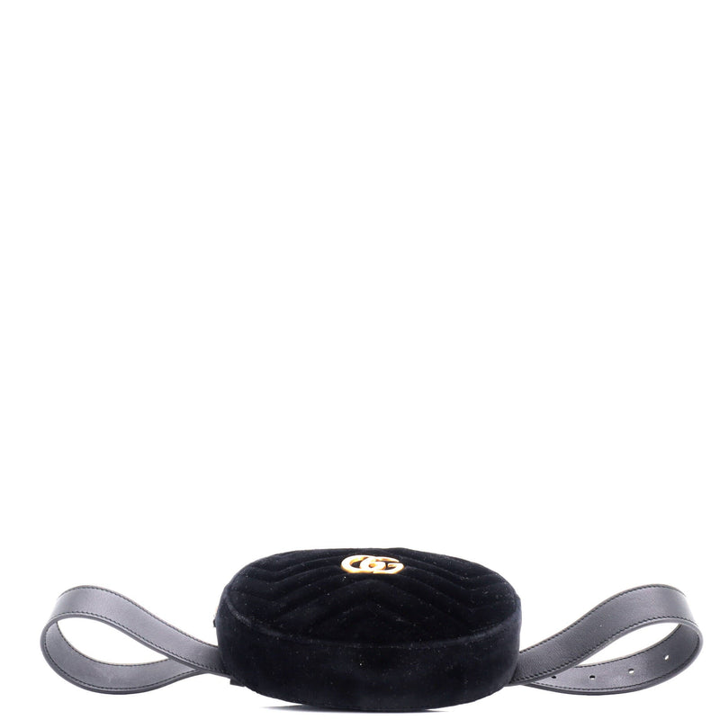 Gg Marmont Belt Bag Matelasse Velvet