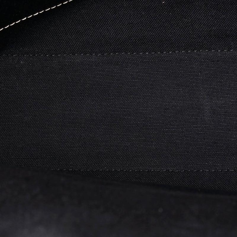 Logo Pocket Tote Canvas With Leather