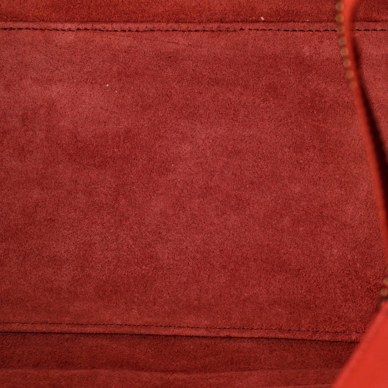 Luggage Bag Grainy Leather Micro