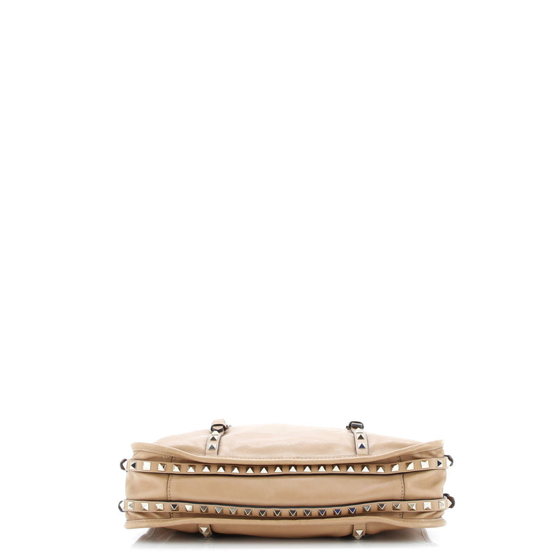 Rockstud Belted Tote Soft Leather Medium