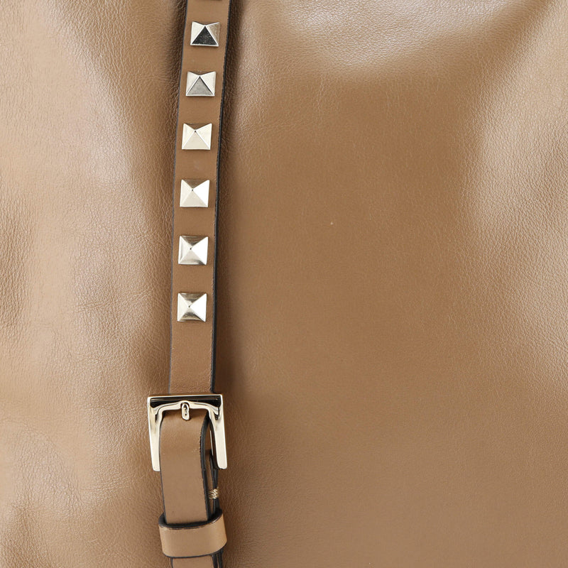 Rockstud Belted Tote Soft Leather Medium