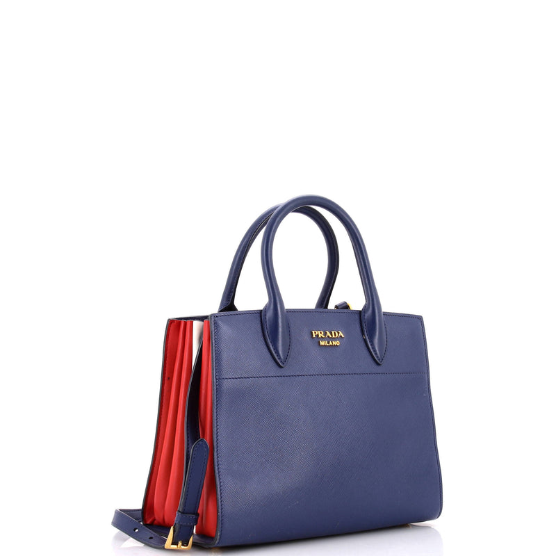 Bibliotheque Tote Saffiano With City