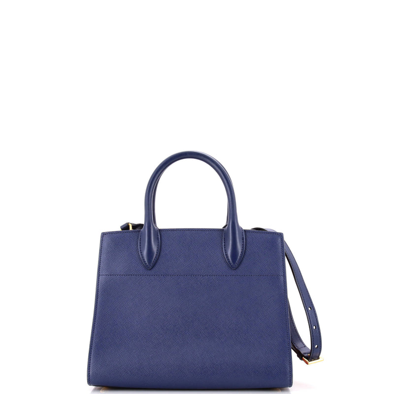 Bibliotheque Tote Saffiano With City