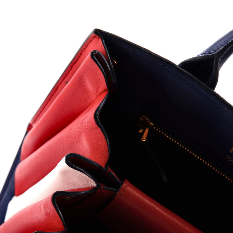 Bibliotheque Tote Saffiano With City