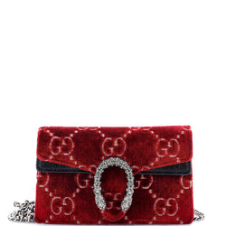Dionysus Bag Gg Velvet Super Mini