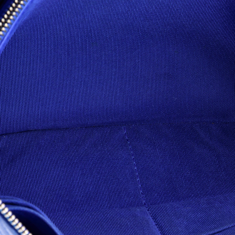 Classic Double Pocket Zip Pouch Chevron