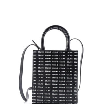Vertical Cabas Tote All Over Logo Print