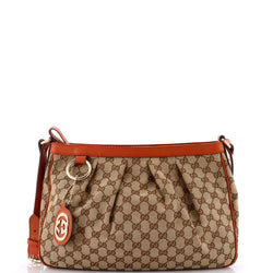 Sukey Messenger Bag Gg Canvas With