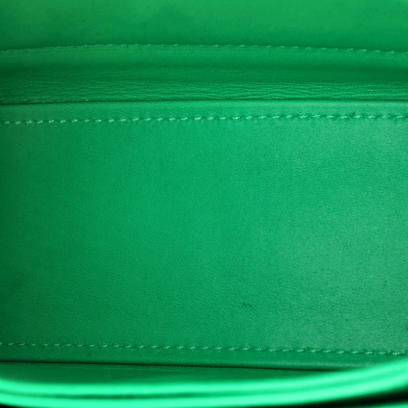 Crush Chain Flap Bag Quilted Crushed