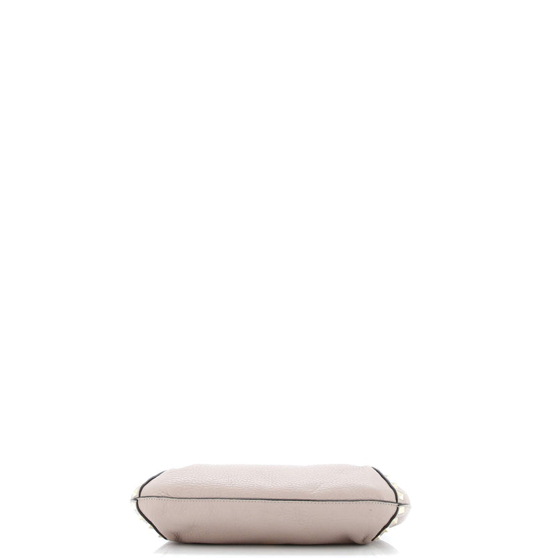 Rockstud Flip Lock Hobo Leather Small