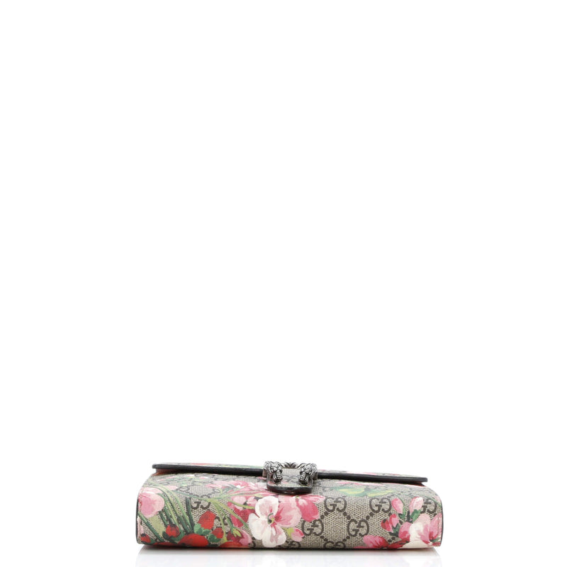 Dionysus Chain Wallet Blooms Print Gg