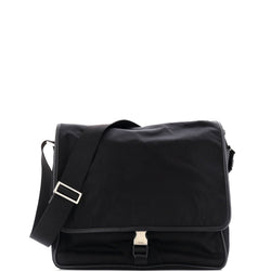 Impunturato Buckle Flap Messenger Bag