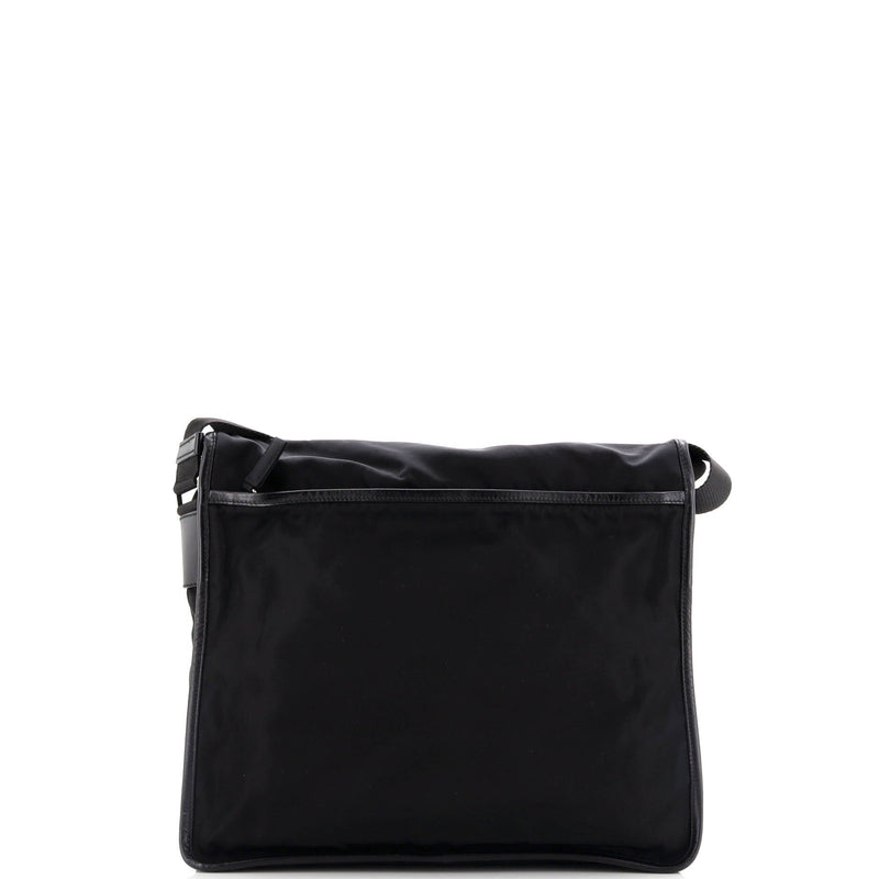 Impunturato Buckle Flap Messenger Bag