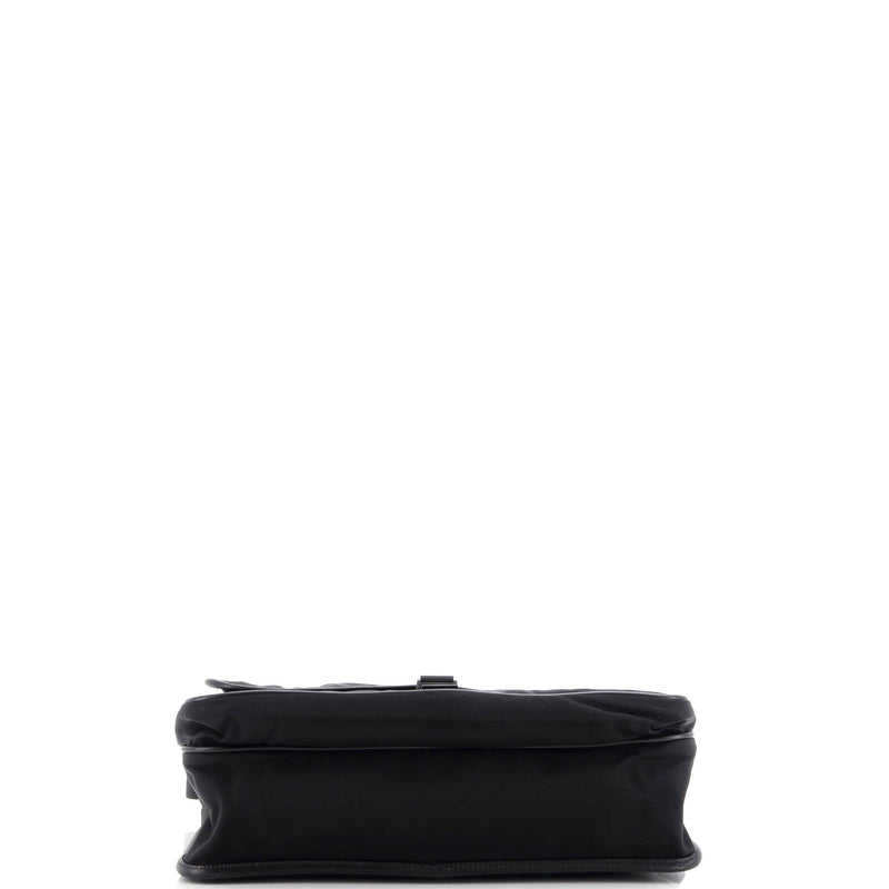 Impunturato Buckle Flap Messenger Bag