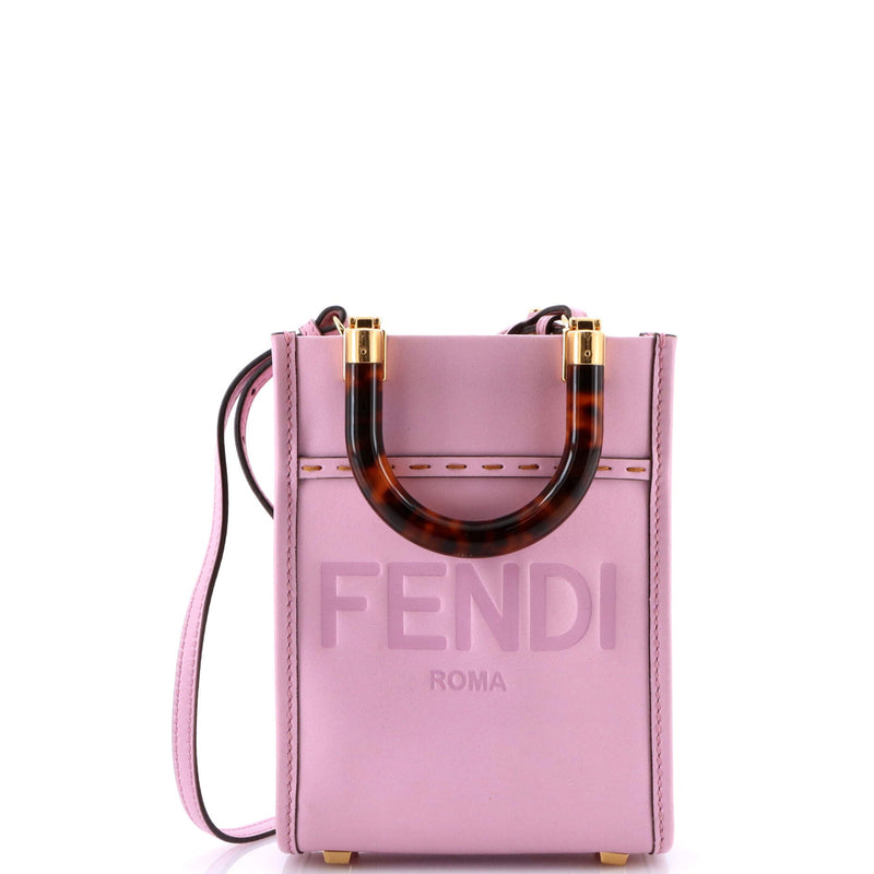 Sunshine Shopper Tote Leather Mini
