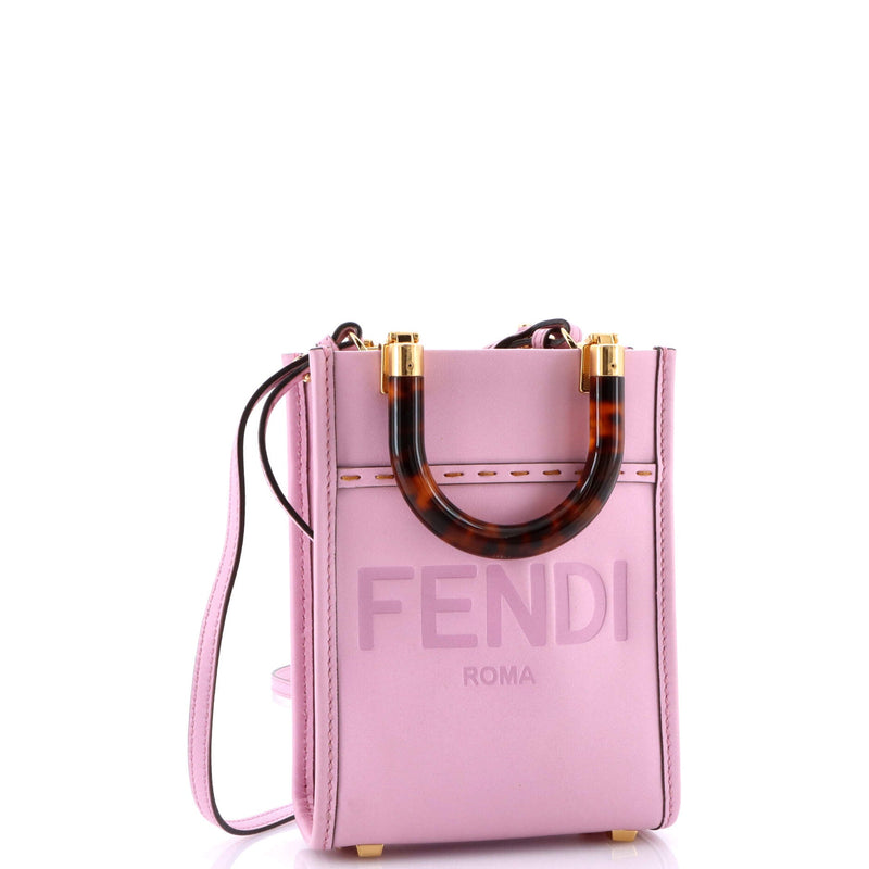 Sunshine Shopper Tote Leather Mini