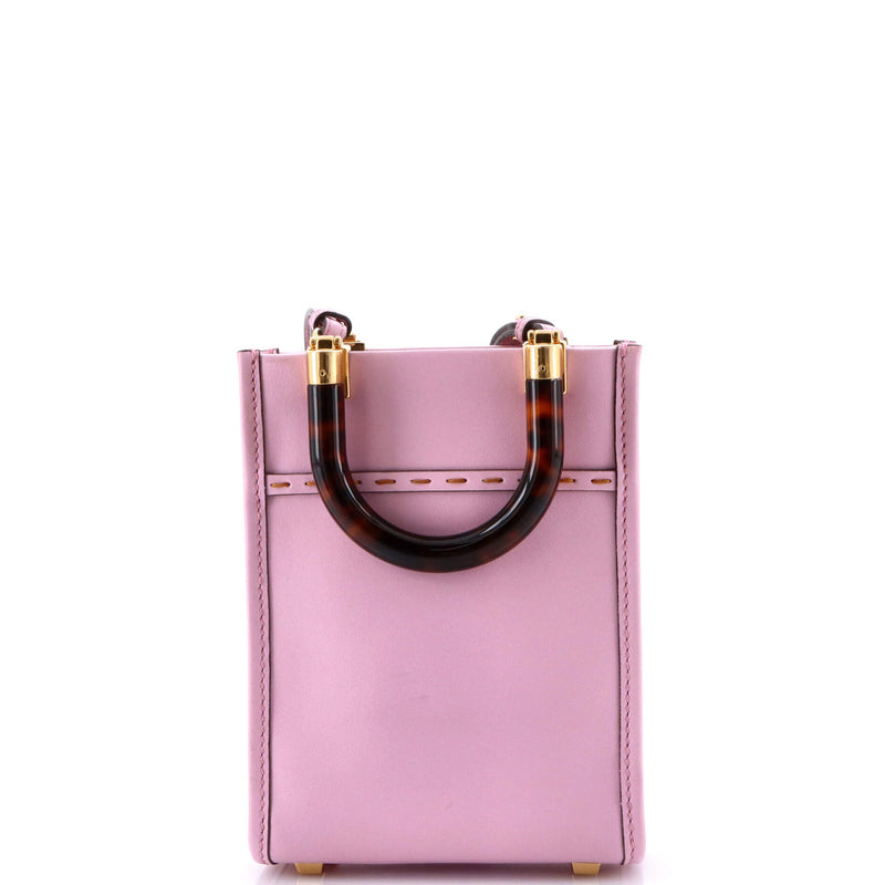 Sunshine Shopper Tote Leather Mini