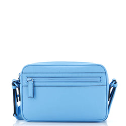 Front Zip Crossbody Bag Gg Rubber Effect