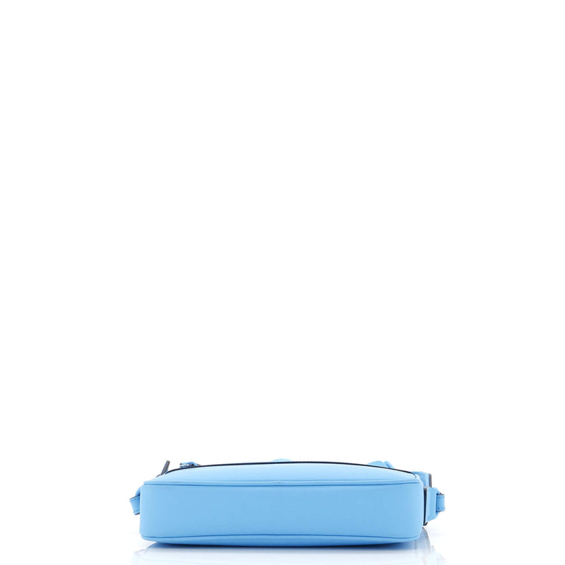 Front Zip Crossbody Bag Gg Rubber Effect