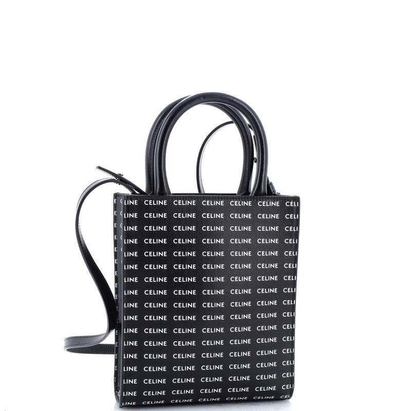 Vertical Cabas Tote All Over Logo Print