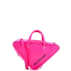 Triangle Duffle Bag Leather Small